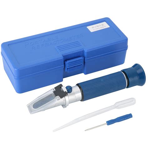 how to convert refractometer to salinity|hand held salinity refractometer.